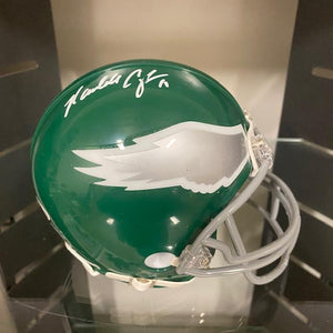 SIGNED Randall Cunningham (Philadelphia Eagles) Mini-Helmet w/COA