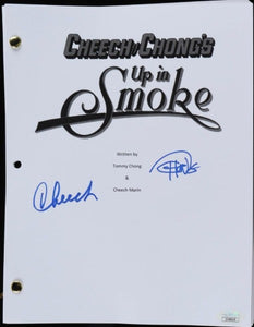 SIGNED "Up in Smoke" Movie Script by Cheech Marin and Tommy Chong W/COA