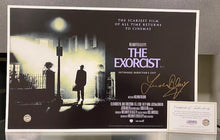 Load image into Gallery viewer, SIGNED 17&quot; x 11&quot; The Exorcist Poster by Linda Blair w/COA