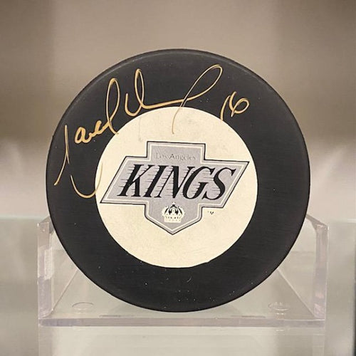 SIGNED Marcel Dionne Los Angeles Kings Puck (w/COA)