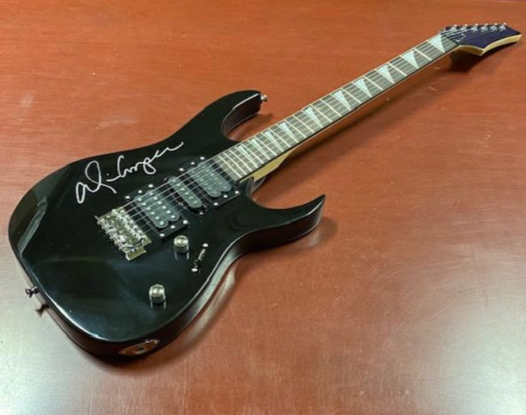 SIGNED Alice Cooper Full-Sized Electric Guitar w/COA