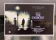 Load image into Gallery viewer, SIGNED 17&quot; x 11&quot; The Exorcist Poster by Linda Blair w/COA