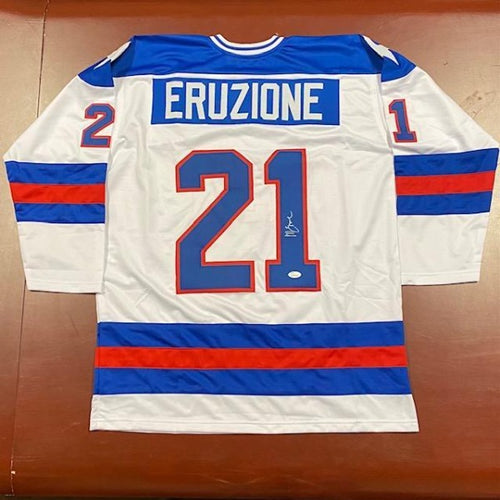 SIGNED Mike Eruzione (Team USA) Jersey (w/COA)