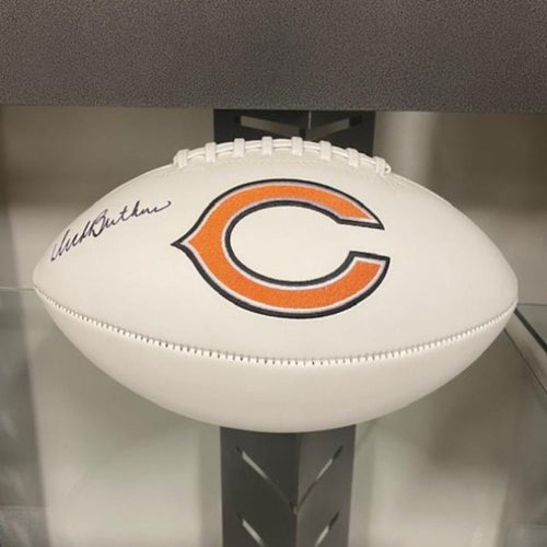 SIGNED Dick Butkus (Chicago Bears) Full Sized Football w/COA