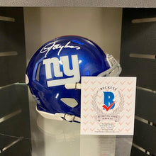 Load image into Gallery viewer, SIGNED Lawrence Taylor (New York Giants) Mini-Helmet w/COA