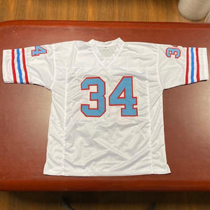 SIGNED Earl Campbell (Houston Oilers) Jersey (w/COA Hologram)