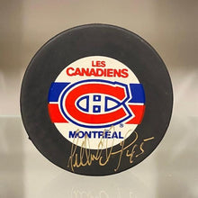 Load image into Gallery viewer, SIGNED Gilbert Dionne (Montreal Canadiens) Hockey Puck (w/COA)