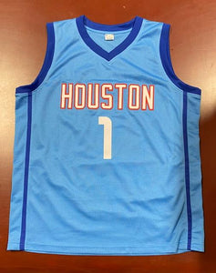 SIGNED John wall (Houston Rockets) Basketball Jersey (w/COA)