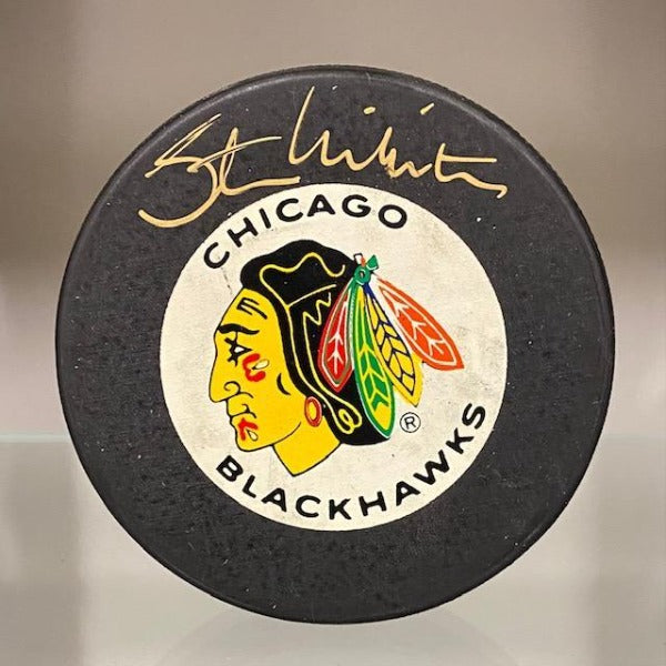 SIGNED Stan Mikita (Chicago Black Hawks) Hockey Puck (w/COA)