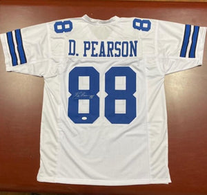 SIGNED Drew Pearson (Dallas Cowboys) Jersey (w/COA)