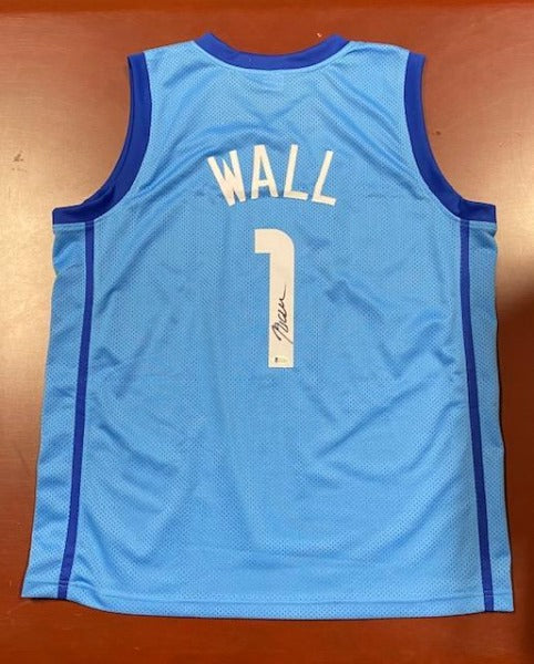 SIGNED John wall (Houston Rockets) Basketball Jersey (w/COA)