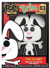 Load image into Gallery viewer, Large Enamel Funko Pop! Pin: Ad Icons: Trix Rabbit #03