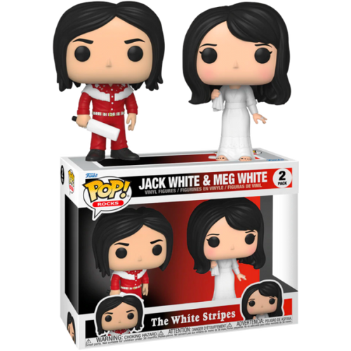 White Stripes - Jack and Meg White (Rocks) Funko Pop 2-PACK