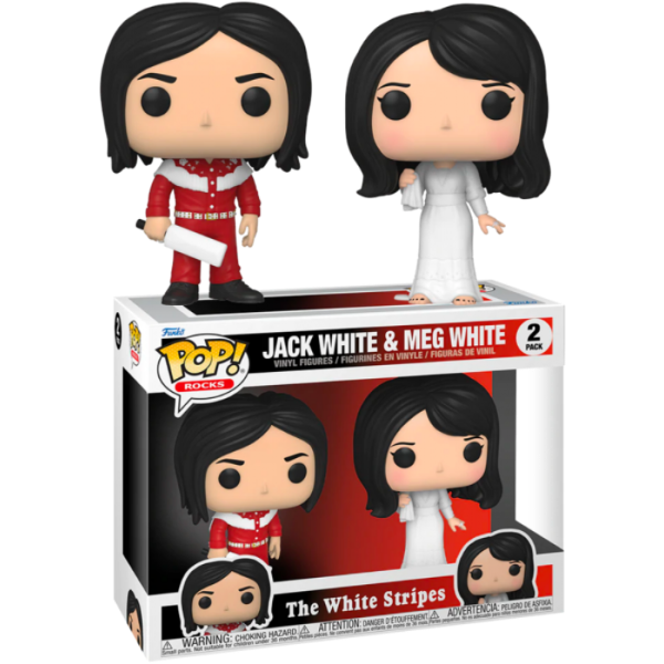 White Stripes - Jack and Meg White (Rocks) Funko Pop 2-PACK