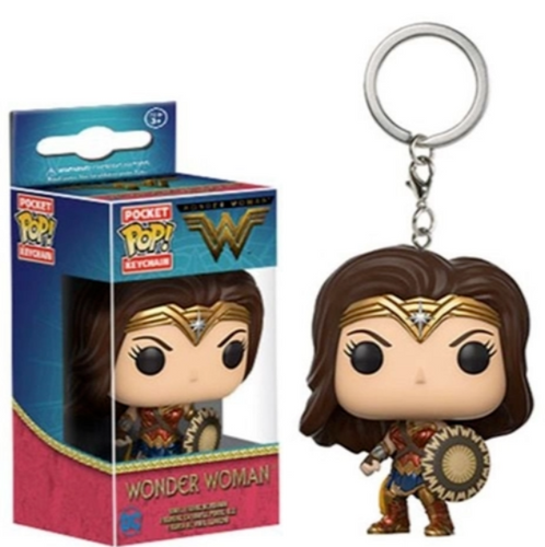 POCKET FUNKO KEYCHAIN: Wonder Woman w/Shield